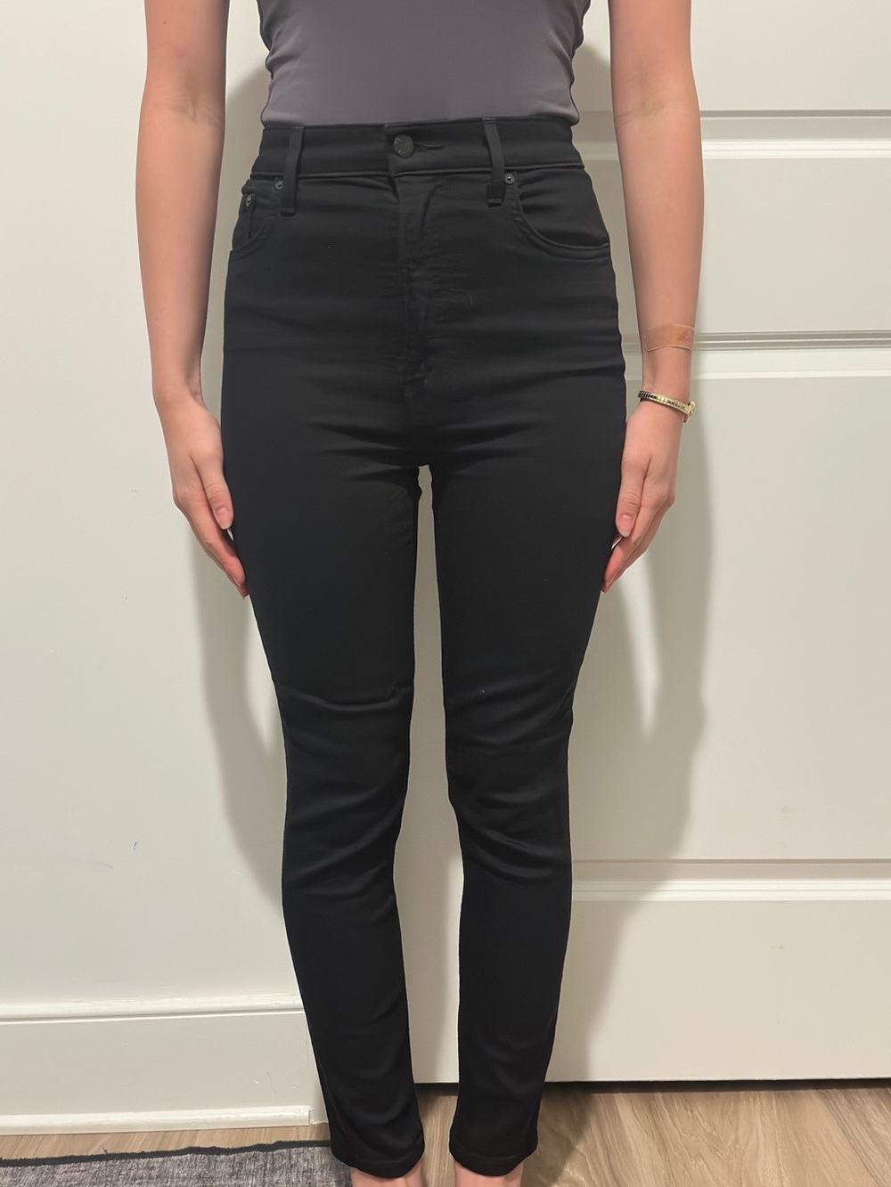 Denim Forum The Lola High Rise Skinny Jean